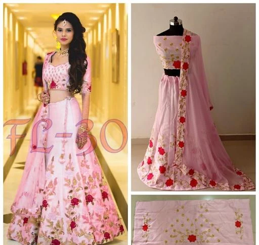 Checkout this latest Lehenga
Product Name: *Gorgeous Satin Banglory Silk Women's Lehenga*
Topwear Fabric: Satin
Bottomwear Fabric: Satin
Top Print or Pattern Type: Embroidered
Bottom Print or Pattern Type: Embroidered
Dupatta Print or Pattern Type: Embroidered
Sizes: 
Semi Stitched, Free Size
Easy Returns Available In Case Of Any Issue


SKU: FL-30 Baby Pink
Supplier Name: FASHIONLIFE

Code: 337-2540169-6861

Catalog Name: Navya Gorgeous Satin Banglory Silk Women's Lehengas Vol 1
CatalogID_342226
M03-C60-SC1005