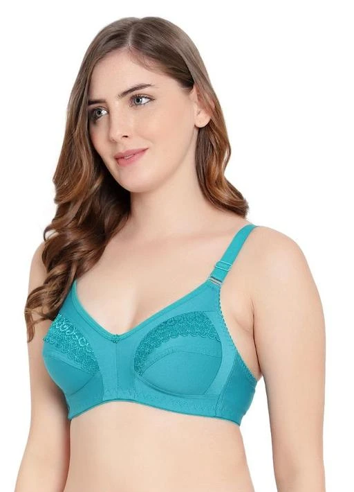  Kyodo Lace Polycotton Full Coverage Wire Everyday Bra / Comfy  Women