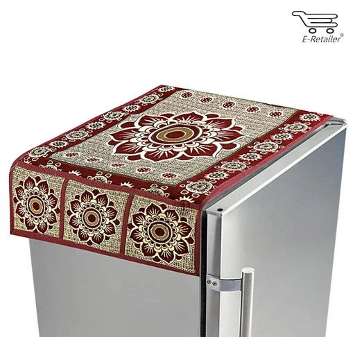 Checkout this latest Fridge Covers_0-500
Product Name: *Trendy Jute Fridge Top Cover*
Material : Polyester 
 
Size :39 in x 21 in 
Description : It Has 1 Piece Of Fridge Top Cover With 6 Pockets
Work : Digital Printed
Country of Origin: India
Easy Returns Available In Case Of Any Issue


Catalog Rating: ★4.2 (160)

Catalog Name: Fleurette Trendy Jute Fridge Top Covers Vol 5
CatalogID_342973
C131-SC1623
Code: 961-2545191-273
