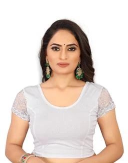 Shragav Trendy Women's Pure Cotton Blouse with V-Neck & Long