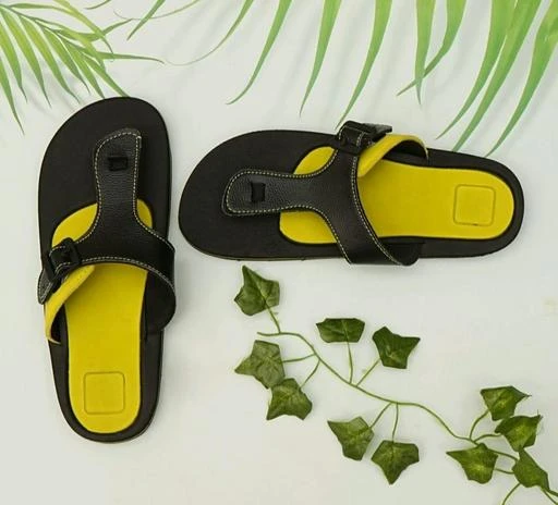 Stylish mens best sale flip flops