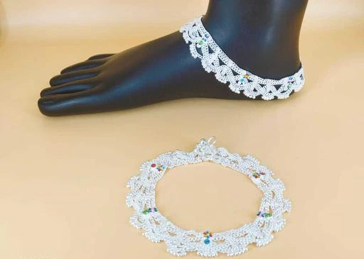 Checkout this latest Anklets & Toe Rings
Product Name: *Sizzling  Women Anklets & Toe Rings*
Base Metal: Alloy
Plating: Silver Plated
Stone Type: No Stone
Sizing: Non-Adjustable
Type: Thick Anklet
Net Quantity (N): 2
Sizes:Free Size
Country of Origin: India
Easy Returns Available In Case Of Any Issue


SKU: pisN8bFw
Supplier Name: TANDEL TRENDS

Code: 012-25976582-999

Catalog Name: Women Anklets & Toe Rings
CatalogID_5878659
M05-C11-SC1098