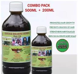  - Bhringraj Herbal Hair Oil 100 Ml For Men Women Pack Of 3 /