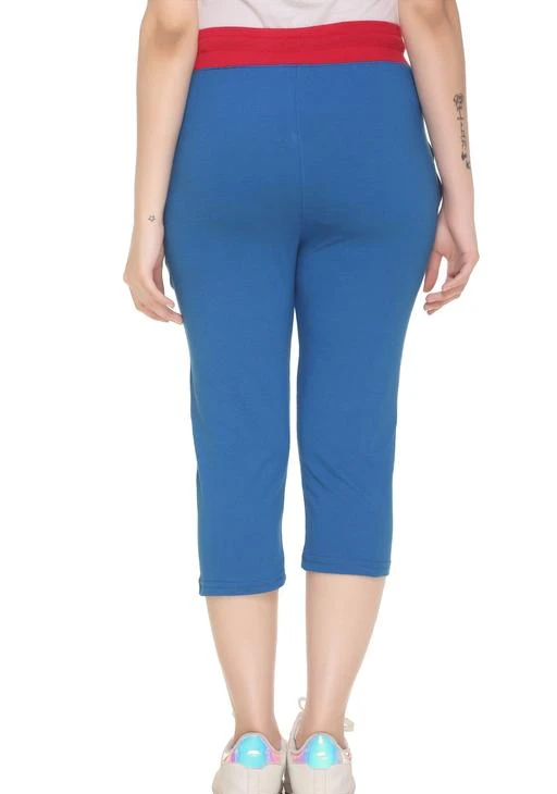  Hardihood Women Cotton Yoga Gym Capri Half Pant Three