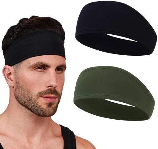  Paropkar Men Headbands Sweat Wicking Headbandfor Running Fitness