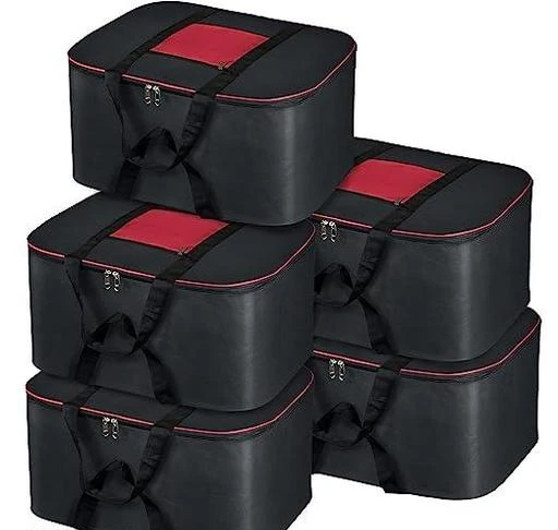 JaipurCrafts Set of 6 Underbed Storage BagStorage OrganiserBlanket C