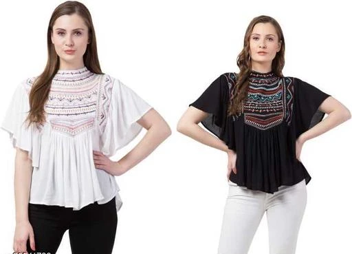 Checkout this latest Tops & Tunics
Product Name: *Classic Graceful Women Tops & Tunics*
Fabric: Cotton Blend
Sleeve Length: Short Sleeves
Pattern: Embroidered
Multipack: 2
Sizes:
S (Bust Size: 26 in, Length Size: 36 in) 
M (Bust Size: 28 in, Length Size: 23 in) 
L (Bust Size: 30 in, Length Size: 23 in) 
Country of Origin: india
Easy Returns Available In Case Of Any Issue


Catalog Rating: ★4 (8)

Catalog Name: Classic Graceful Women Tops & Tunics
CatalogID_6084390
C79-SC1020
Code: 836-26541739-9941