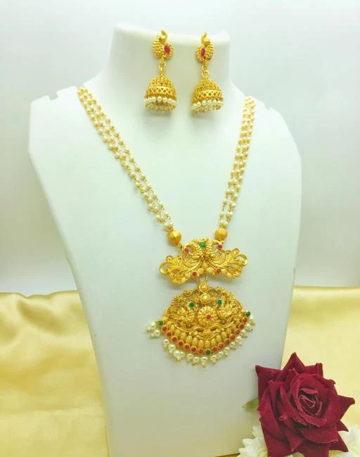 Checkout this latest Necklaces & Chains
Product Name: *Allure Glittering Women Necklaces & Chains*
Base Metal: Alloy
Plating: Gold Plated
Stone Type: Artificial Stones & Beads
Sizing: Non-Adjustable
Type: Necklace
Multipack: 1
Sizes:Free Size
Country of Origin: India
Easy Returns Available In Case Of Any Issue


Catalog Rating: ★3.5 (23)

Catalog Name: Allure Glittering Women Necklaces & Chains
CatalogID_6189398
C77-SC1092
Code: 282-26874223-289