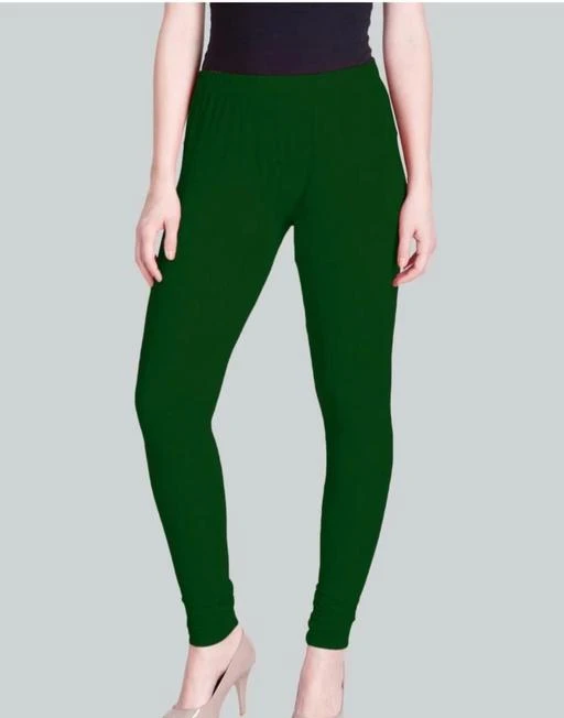  Stylish Trendy Women Legging Bottle Green Color / Casual Unique  Women