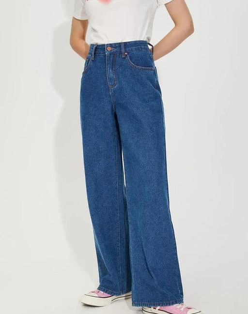 Genleck Wide Leg Jeans for Women Mom Jeans High India  Ubuy