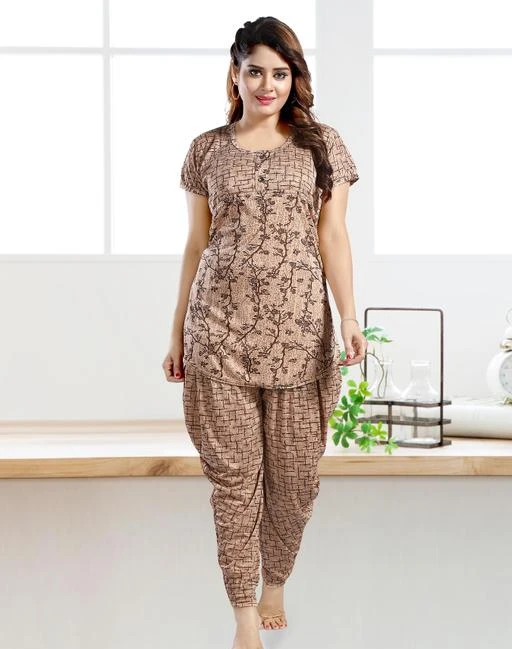 Polyester night suit best sale