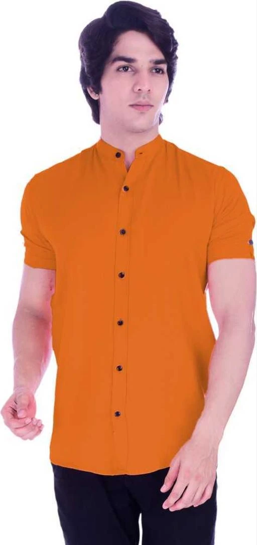 Checkout this latest Shirts
Product Name: *Pretty Fashionable Men Shirts*
Fabric: Cotton
Sleeve Length: Short Sleeves
Pattern: Solid
Multipack: 1
Sizes:
M (Chest Size: 38 in) 
L, XL, XXL
Country of Origin: India
Easy Returns Available In Case Of Any Issue


SKU: MenPlainShirt_Saffron_sharda
Supplier Name: A N ENTERPRISES

Code: 083-27057609-0001

Catalog Name: Pretty Fashionable Men Shirts
CatalogID_6264143
M06-C14-SC1206