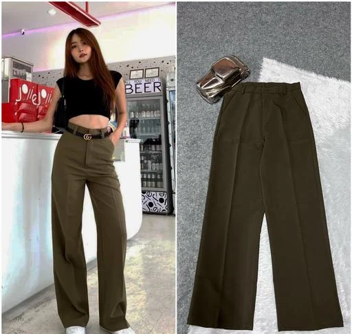  Highwaist Korean Pant / Trendy Designer Women Women Trousers