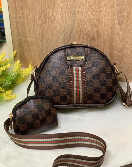 Lv round sling bag