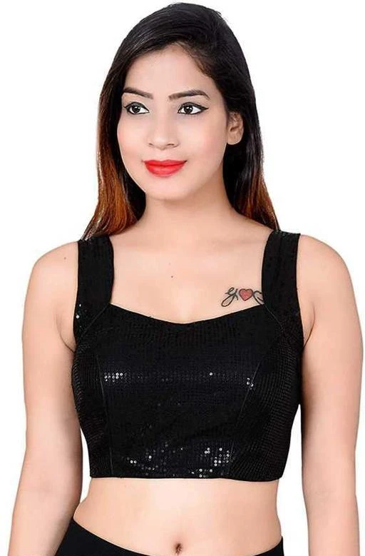 Checkout this latest Blouses
Product Name: *Stylo Women Blouses*
Fabric: Net
Fabric: Net
Sleeve Length: Short Sleeves
Pattern: Woven Design
Fabric - Net, Work - Sequnce Work on Net, Size - Bust - 38