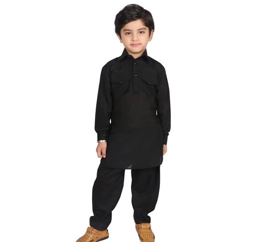 Checkout this latest Kurta Sets
Product Name: *SG YUVRAJ Boys Kurta Patiala Pajama Set*
Top Fabric: Cotton
Bottom Fabric: Cotton
Sleeve Length: Long Sleeves
Bottom Type: patiala
Top Pattern: Solid
Net Quantity (N): 1
Update your little boy wardrobe with the traditional Indian Kurta Pyjama with ethnic collection from SG YUVRAJ. This boys kurta Pyjama set is not just stylish but also comfortable and that will make a perfect addition to their closet. Made from Good fabric, this boys clothes comprises of a full sleeve Kurta and pair of Pyjama that will make your little one look ready for an ethnic. Featuring Kurta has Solid pattern, mandarin collar andlong sleeves.
Sizes: 
7-8 Years, 9-10 Years, 10-11 Years, 15-16 Years
Country of Origin: India
Easy Returns Available In Case Of Any Issue


SKU: YP100-BLACK
Supplier Name: SG YUVRAJ

Code: 445-27346292-9912

Catalog Name: Princess Elegant Kids Boys Kurta Sets
CatalogID_6375097
M10-C32-SC1170