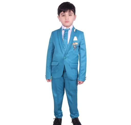 Checkout this latest Clothing Set
Product Name: *SG YUVRAJ Party Wear Suit Set For Boys Clothing Set *
Top Fabric: Polyester
Bottom Fabric: Polyester
Sleeve Length: Long Sleeves
Top Pattern: Solid
Bottom Pattern: Solid
Add-Ons: Jacket
Sizes:
2-3 Years, 3-4 Years, 4-5 Years
The 