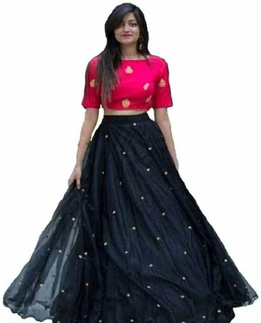Checkout this latest Lehenga
Product Name: *Aagyeyi Attractive Women Lehenga*
Topwear Fabric: Poly Silk
Bottomwear Fabric: Net
Set type: Choli
Top Print or Pattern Type: Embroidered
Bottom Print or Pattern Type: Embroidered
Sizes: 
Semi Stitched (Lehenga Waist Size: 42 in, Lehenga Length Size: 48 in, Duppatta Length Size: 2 in) 
Un Stitched (Lehenga Waist Size: 42 m, Lehenga Length Size: 48 m, Duppatta Length Size: 2 m) 
Free Size (Lehenga Waist Size: 42 in, Lehenga Length Size: 48 in, Duppatta Length Size: 2 in) 
The Designer Partywear Lehenga Choli for Girls and Women
Country of Origin: India
Easy Returns Available In Case Of Any Issue


SKU: Black---Rani-- Lehenga
Supplier Name: OM ETHNIC SHOP

Code: 124-27406095-0052

Catalog Name: Charvi Attractive Women Lehenga
CatalogID_6393064
M03-C60-SC1005