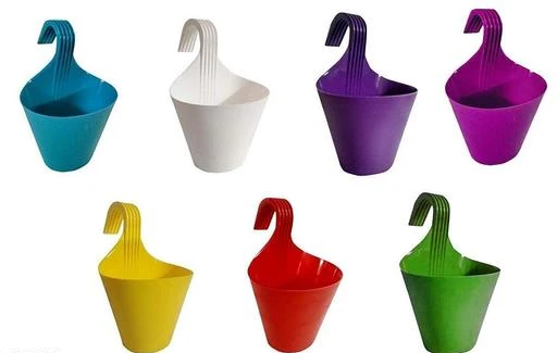 Checkout this latest Artificial Plant, Flower and Shrubs_1000-1500
Product Name: * Hanging Planters For Plants, Railing Flower Pots *
Material : Plastic
Size (H x W x D ) :  10.3 in x 8.5 in x 6.8 in 
Description :  It Has 7 Pieces Of Hanging Planters For Plants Railing Flower Pots
Country of Origin: India
Easy Returns Available In Case Of Any Issue


SKU: HANGINGPLANTERSETOF7
Supplier Name: A supplier

Code: 994-2751191-8211

Catalog Name: Trendy Lovely Flower Pots Vol 1
CatalogID_372885
M08-C26-SC2081