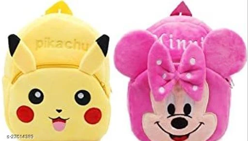 Checkout this latest Bags & Backpacks
Product Name: *Wacky Pikachu & Minnie Combo Velvet Soft Plus Kidds School Bag Nursury class to 5 ( Size - 14 inch ) (color - Pink )*
Material: Polyester
Multipack: 2
Sizes: 
Free Size (Length Size: 30 cm, Width Size: 10 cm) 
Country of Origin: India
Easy Returns Available In Case Of Any Issue


Catalog Rating: ★4.2 (76)

Catalog Name: Essential Kids Bags & Backpacks
CatalogID_6459211
C63-SC1192
Code: 313-27614389-995