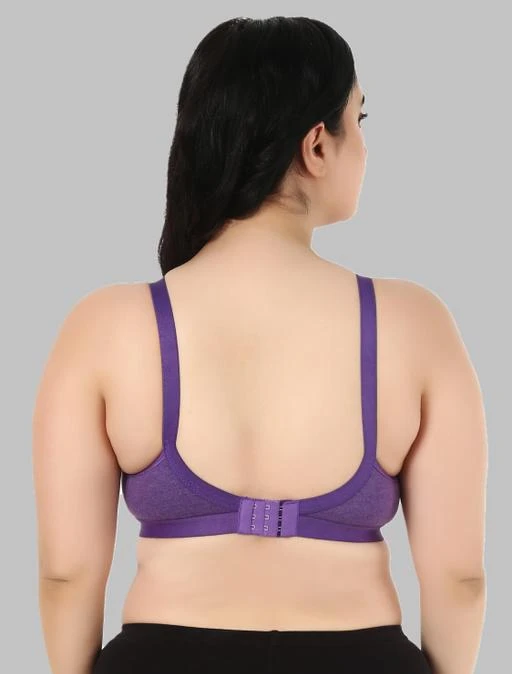 HiloRill Full Support Minimizer Cotton Bra for Women, Everyday T-Shirt Push-Up  Heavy Breast Bra