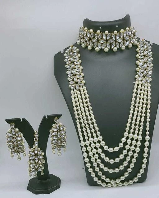 Checkout this latest Necklaces & Chains
Product Name: *Allure Glittering Women Necklaces & Chains*
Base Metal: Brass
Plating: Gold Plated
Stone Type: Artificial Beads
Sizing: Adjustable
Type: Chain
Net Quantity (N): 1
Sizes:Free Size
1LONG SET 1CHOKAR 1PAR EARING 1TIKA
Country of Origin: India
Easy Returns Available In Case Of Any Issue


SKU: LONG SET WHITE
Supplier Name: J Jewel0

Code: 762-27701082-996

Catalog Name: Allure Glittering Women Necklaces & Chains
CatalogID_6501955
M05-C11-SC1092