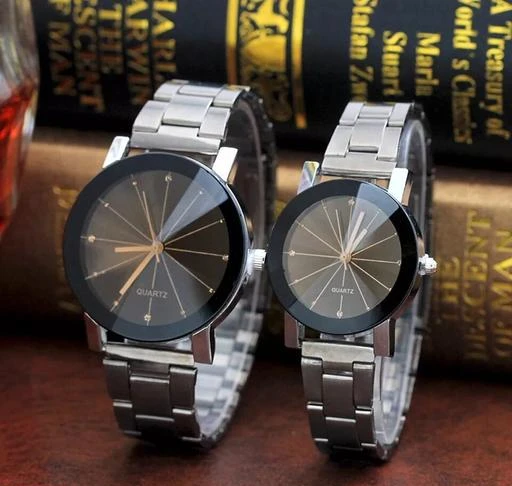 Checkout this latest Couple watches
Product Name: *Trendy Couple Silver Stainless Steel Analog Watch*
Display Type: Analog
Ideal For: Men & Women
Net Quantity (N): 2
Sizes: 
Free Size
Country of Origin: India
Easy Returns Available In Case Of Any Issue


SKU: old crystl steel couple
Supplier Name: Watch junction

Code: 003-2787861-516

Catalog Name: eva Trendy Analog Couple Watches Vol 15
CatalogID_378337
M06-C57-SC1232