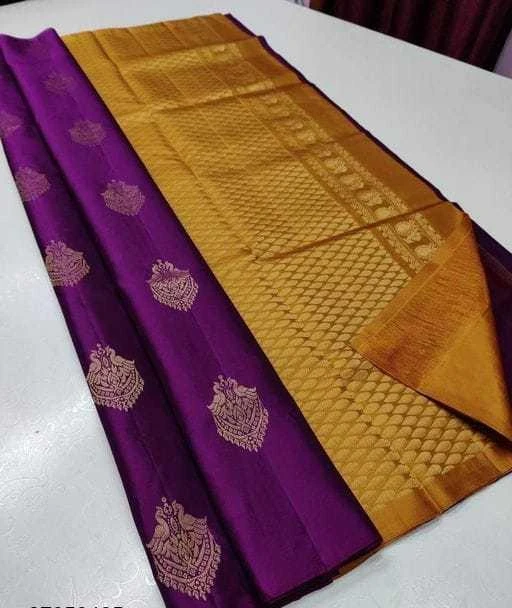 Checkout this latest Sarees
Product Name: *New Treandy Saree*
Saree Fabric: Banarasi Silk
Blouse: Running Blouse
Blouse Fabric: Banarasi Silk
Pattern: Zari Woven
Net Quantity (N): Single
A Banarasi saree understands the woman it drapes. It chooses the woman who will wear it with grace. It’s a symbol of tradition, yet infinite in its appeal and to women across time. Silk is a fabric that blends authority with a high note of femininity.
Sizes: 
Free Size (Saree Length Size: 5.5 m, Blouse Length Size: 0.9 m) 
Country of Origin: India
Easy Returns Available In Case Of Any Issue


SKU: J0810A-FSX 
Supplier Name: Green Pears

Code: 534-27958485-9991

Catalog Name: New Treandy Saree
CatalogID_6566262
M03-C02-SC1004