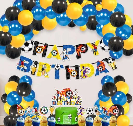 ZYOZI 36 Pcs Combo 7th Birthday Party Decorations kit for Boys