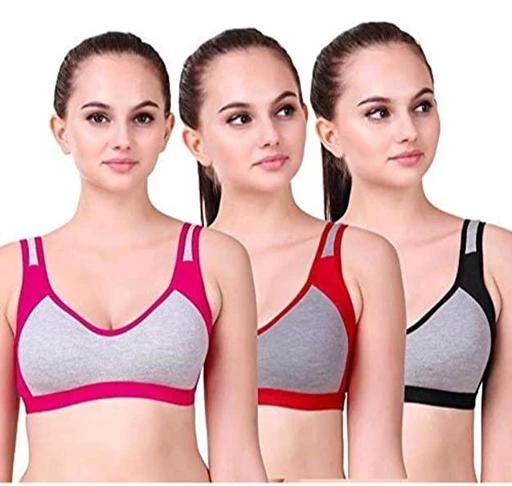  Alive Cotton Non Padded Regular Bra For Women And