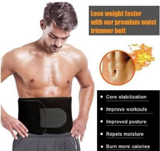 Waist Belt Elastic Tummy Tucker Trimmer Band Weight Loss Flat Belly Belt Body  Shaper Abdominal Belt