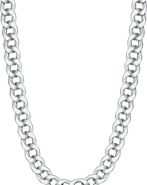 Checkout this latest Chains
Product Name: *Stylish Men Silver Chain Jewellery*
Plating: Silver Plated
Closure: S-Hook
Type: Chain
Net Quantity (N): 1
SHINE SALES, Trendy Exclusive Collection from Perfect For Multiple Occasions - Daily/Party/Casual, Festivals wear. Material - Top Quality Alloy With Quality Surface Finish Usage & Care Instruction: Avoid Heat & Chemicals Like Perfume, Deo, Alcohol, Water Etc Perfect Gift: Perfect Gif for your Lovable one for all Events - Birthday, Anniversary gift, Wedding, Party - Voylla Jewelry comes in authentic Voylla packaging. Voylla has successfully introduced the concept of high quality, flawlessly crafted jewelry at affordable price points – a feat that remains unmatched in an increasingly busy segment The product comes in a beautiful Elegant Ready-to-Gift Box
Country of Origin: India
Easy Returns Available In Case Of Any Issue


SKU: GCH-1
Supplier Name: SHINE SALES

Code: 351-28524076-998

Catalog Name: Fancy Modern Men Jewellery
CatalogID_6794163
M05-C57-SC1227