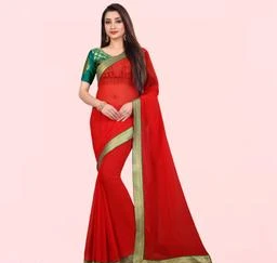  Rekha Maniyar Pretty Georgette Saree With Weaving