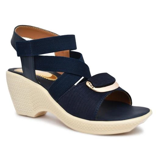 Womens navy wedge online sandals