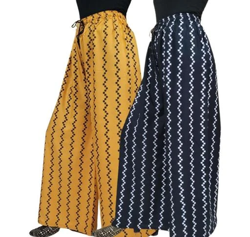 Printed Rayon Loose Fit Palazzo Pant for Women & Girls