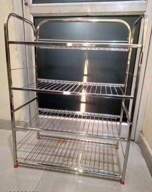 Checkout this latest Racks & Holders_1500+
Product Name: *WINSTAR Stainless Steel 4 Layer Wall Mount Multipurpose Rack | Shoe Rack | Utensils Rack | Kitchen Dish Rack | Book Shelf | Modern Kitchen Storage Rack (31 x 24 inch)*
Material: Stainless Steel
Length: 5 inch
Breadth: 3 inch
Height: 24 inch
Sizes: 
Free Size
Country of Origin: India
Easy Returns Available In Case Of Any Issue


SKU: SS Multipurpose Rack 31x24 Set of 1
Supplier Name: SILVERLEAF ENTERPRISES

Code: 4831-28923436-9973

Catalog Name: Modern Racks & Holders
CatalogID_6937136
M08-C23-SC1640