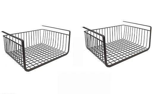 Checkout this latest Wall Shelves_2500above
Product Name: *Go Hooked 16-inch Under Shelf Basket*
Material:  Stainless Steel
Size (L X W X H): 16 in x 9.5 in x 5.4 In
Description: It Has 2 Piece Of Shelf Basket
Country of Origin: India
Easy Returns Available In Case Of Any Issue


SKU: GHU55-BLACK 
Supplier Name: A supplier

Code: 664-2918024-2211

Catalog Name: Dream Home Trendy Unique Kitchen Utilities Vol 13
CatalogID_397314
M08-C25-SC1622