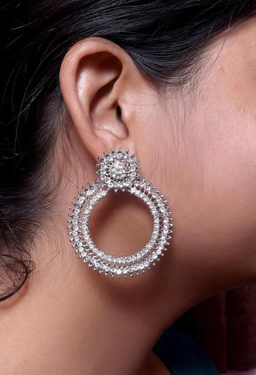 Earrings silver online colour