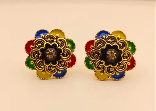 Checkout this latest Earrings & Studs
Product Name: *Princess Colorful Earrings*
Base Metal: Brass
Plating: Oxidised Gold
Stone Type: No Stone
Sizing: Adjustable
Type: Studs
Country of Origin: India
Easy Returns Available In Case Of Any Issue


SKU: vFdKp9VN
Supplier Name: Zumkhiwala

Code: 111-29280291-991

Catalog Name: Princess Chic Earrings
CatalogID_7020317
M05-C11-SC1091