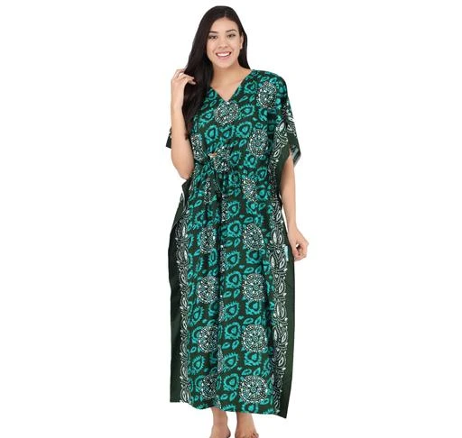 cotton kaftan night gown