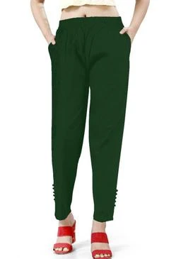 Combo of Pencil/Fabulous Pants for Women Ankle Length, Cotton Fabric mid  Waist Fully Stitched with Size:- L, XL, XXL, 3XL