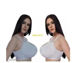 Plus Size Bra , Big Size Bra heavy bust bra 40 to 50 B or C or D cup Tendy  Cotton Everyday Wide Straps Bra Full Coverage Non Padded Big Cup Size Bra