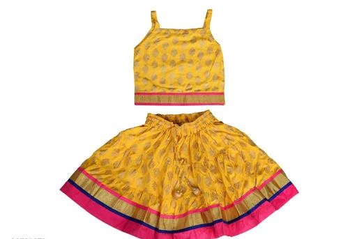 Checkout this latest Lehanga Cholis
Product Name: *Kids Villa Gold Printed Lehenga *
Top Fabric: Cotton
Lehenga Fabric: Cotton
Sleeve Length: Sleeveless
Top Pattern: Solid
Lehenga Pattern: Geometric
Stitch Type: Stitched
Multipack: 1
Sizes: 
0-6 Months (Lehenga Waist Size: 16 in, Lehenga Length Size: 14 in) 
6-12 Months (Lehenga Waist Size: 18 in, Lehenga Length Size: 16 in) 
12-18 Months (Lehenga Waist Size: 20 in, Lehenga Length Size: 18 in) 
1-2 Years (Lehenga Waist Size: 20 in, Lehenga Length Size: 20 in) 
2-3 Years (Lehenga Waist Size: 22 in, Lehenga Length Size: 22 in) 
3-4 Years (Lehenga Waist Size: 22 in, Lehenga Length Size: 24 in) 
5-6 Years (Lehenga Waist Size: 24 in, Lehenga Length Size: 28 in) 
Country of Origin: India
Easy Returns Available In Case Of Any Issue


Catalog Rating: ★4.2 (68)

Catalog Name: Cutiepie Stylish Kids Girls Lehanga Cholis
CatalogID_7074650
C61-SC1137
Code: 053-29533278-999