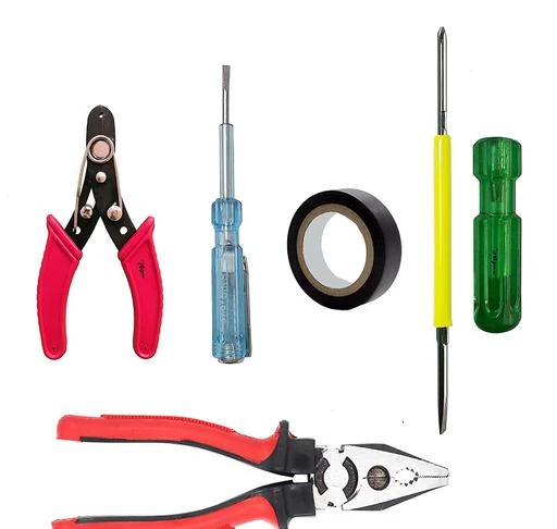 Checkout this latest Power Tools_500-1000
Product Name: *Attractive Gardening Tool Kit set*
Material: Iron
Pack: Pack of 1
Product Length: 21 cm
Product Breadth: 1.5 cm
Product Height: 1.5 cm
Sky Blue Combination 5 Piece Tool Kit Set ,1 Plier,1 Testar,1 tep,1 2 in1 screwdriver, 1  Wire Cutter1
Country of Origin: India
Easy Returns Available In Case Of Any Issue


SKU: 5 Piece ,1 Plier,1 Testar,1 tep,1 2 in1 screwdriver, 1 Red Wire Cutter
Supplier Name: Sky Blue Enterprises

Code: 172-29538092-995

Catalog Name: Fancy Gardening Tool Kit set
CatalogID_7075645
M08-C26-SC1605
.