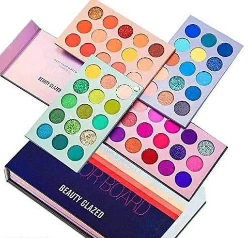 Checkout this latest Eye Shadow
Product Name: *Beauty Glazed COLOR BOARD 60 EYESHADOW PALETTE (MULTICOLOR)60ml (MULTICOLOR)*
Product Name: Beauty Glazed COLOR BOARD 60 EYESHADOW PALETTE (MULTICOLOR)60ml (MULTICOLOR)
Brand Name: Expert Glow
Color: Multicolor
Net Quantity (N): 1
Color Splash design is designed to add 4 layers of the palette in the case of a constant area. So although this is a big colorful eye shadow but also very convenient to carry. Here are 60 popular colors, including metallic glitter diamond matte shimmers satin natural shades etc. Perfect for professional smoky eyes makeup, wedding makeup, party makeup or casual makeup.the easy-to-blend formula offers a wide range of high pigmentation and smooth velvety powder to layer on eyes effortlessly. It also long-lasting waterproof that lets your gorgeous eye look that can last all day long.Health and safe ingredients and great quality, Hypoallergic, skin-friendly, Cruelty-free. Colors easy to apply & wash off. As with all cosmetics,
Country of Origin: India
Easy Returns Available In Case Of Any Issue


SKU: 1333219694
Supplier Name: Munjal Gift Gallery

Code: 293-29593101-9991

Catalog Name: Beauty Glazed / Green Tea Premium Long Stay Eye Shadow
CatalogID_7087173
M07-C20-SC2034