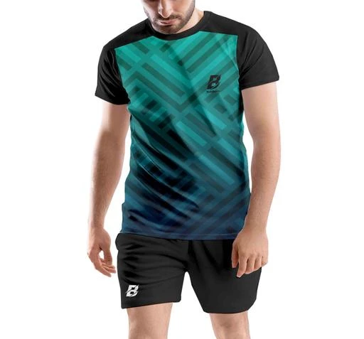 Men's Running Sports Jersey & Shorts