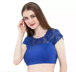 Cotton Lace-Inset Blouse- top rated blouse- Branded Blouse