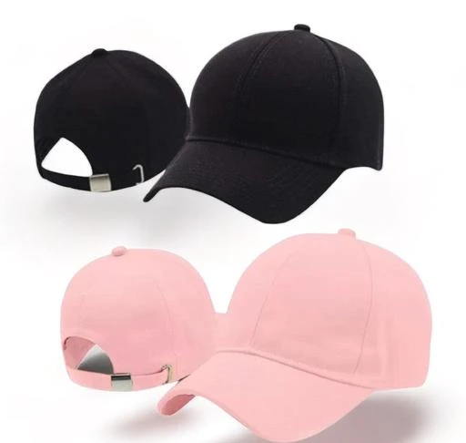 Caps combo, black ny cap, plain pink cap, plain maroon cap