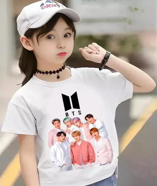 BTS Capp Girl Full Sleeve stylish tshirt for girl