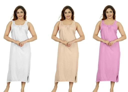Checkout this latest Nightdress
Product Name: *Trendy Attractive Women Nightdresses*
Fabric: Hosiery
Sleeve Length: Sleeveless
Pattern: Solid
Multipack: 3
Sizes:
M, L, XL, XXL, XXXL
Country of Origin: India
Easy Returns Available In Case Of Any Issue


Catalog Rating: ★4.4 (10)

Catalog Name: Trendy Attractive Women Nightdresses
CatalogID_7186043
C76-SC1044
Code: 716-30045668-0063